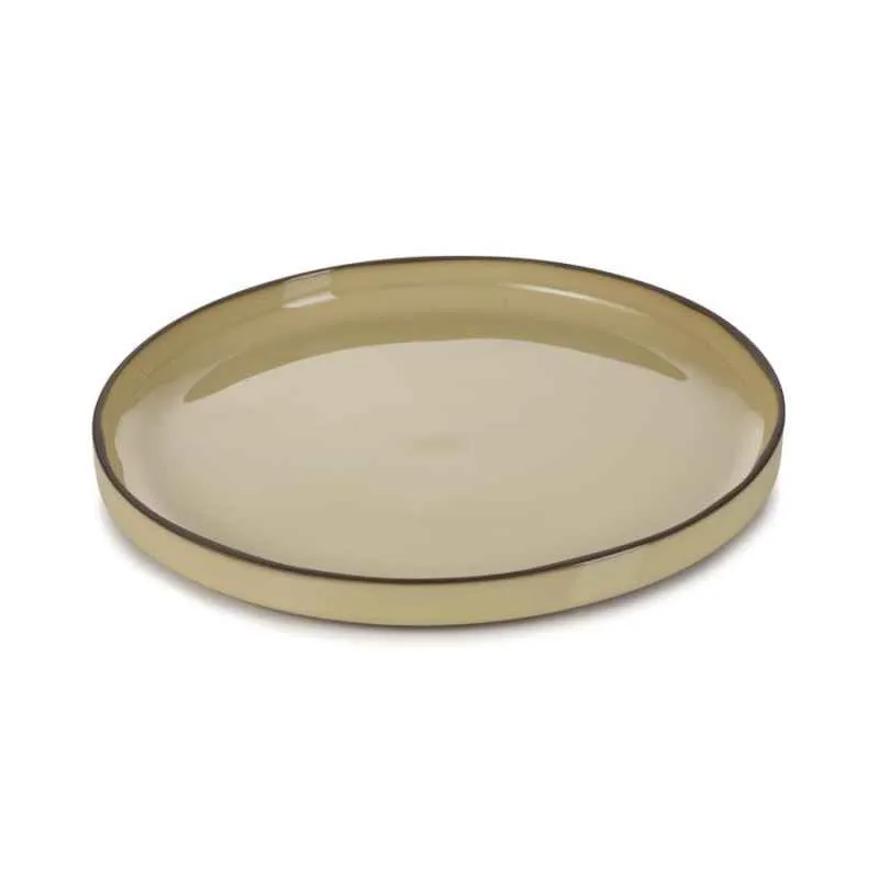 CARACTERE FLACHER TELLER 26 cm Muskatnuss
