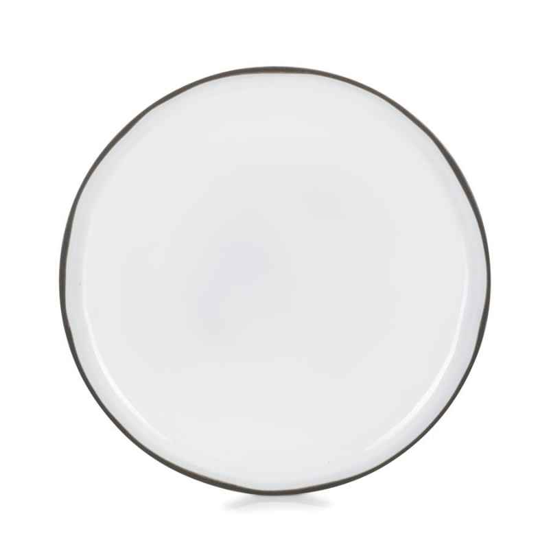 Preview: CARACTERE FLACHER TELLER 26 cm Kumuluswolke weiss