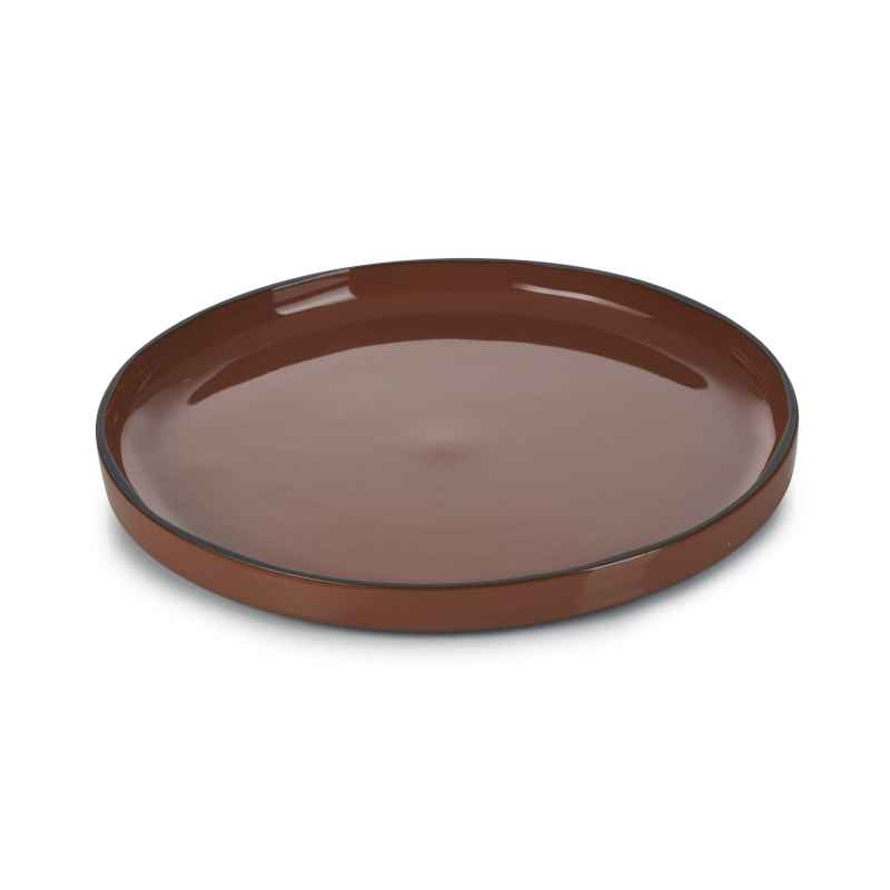 Preview: CARACTERE FLACHER TELLER 26 cm Zimt
