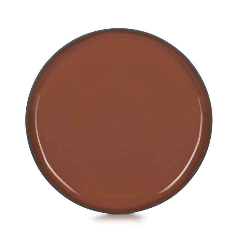 Preview: CARACTERE FLACHER TELLER 26 cm Zimt