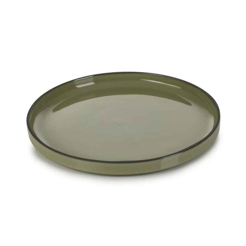 Preview: CARACTERE FLACHER TELLER 26 cm Kardamom