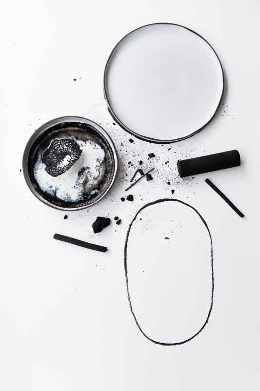 Preview: CARACTERE FLACHER TELLER 28 cm Kumuluswolke weiss