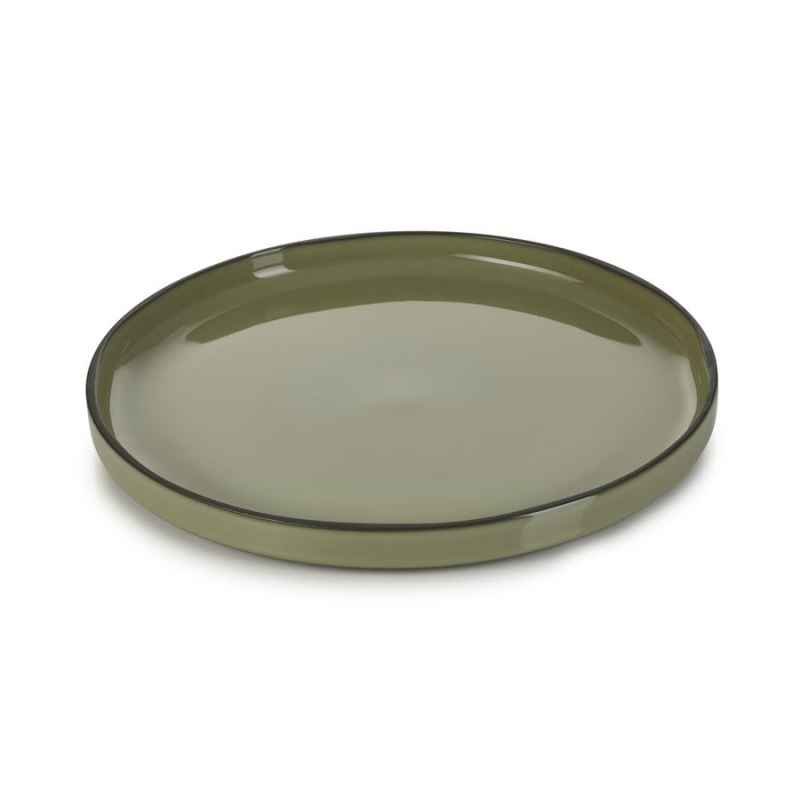 Preview: CARACTERE FLACHER TELLER 28 cm Kardamom