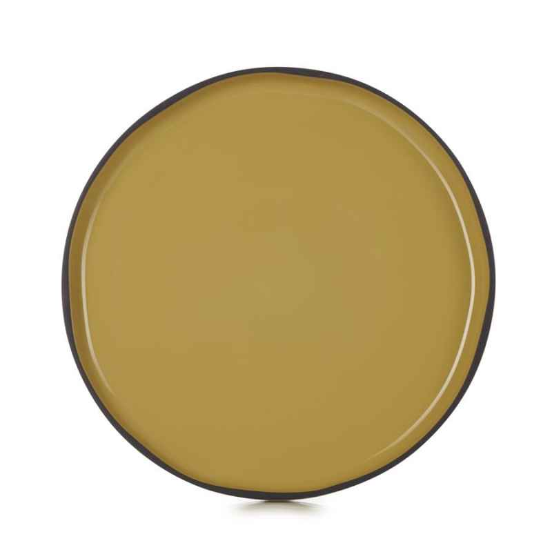 Preview: CARACTERE FLACHER TELLER 28 cm Kurkuma