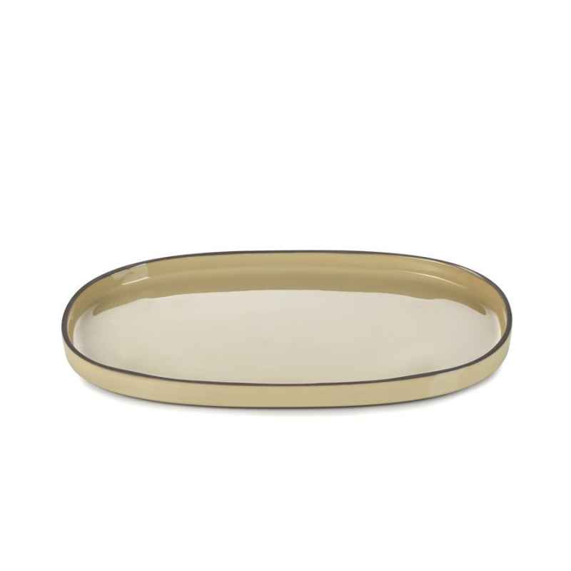 Preview: CARACTERE SERVIERTELLER 35,5 cm Muskatnuss