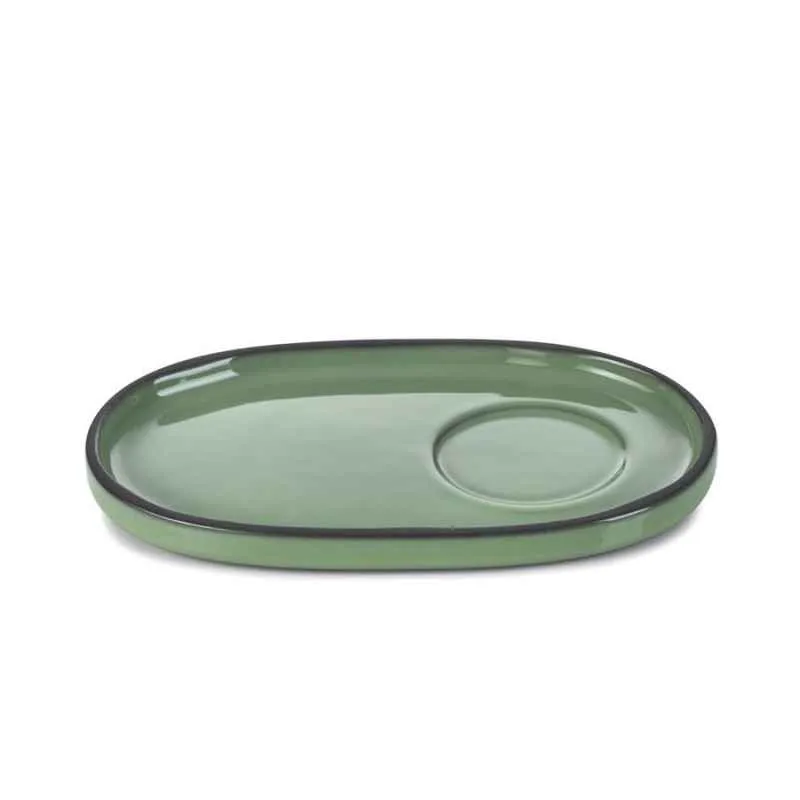 CARACTERE UNTERTASSE 13,5x8,3x1,2 cm Minze