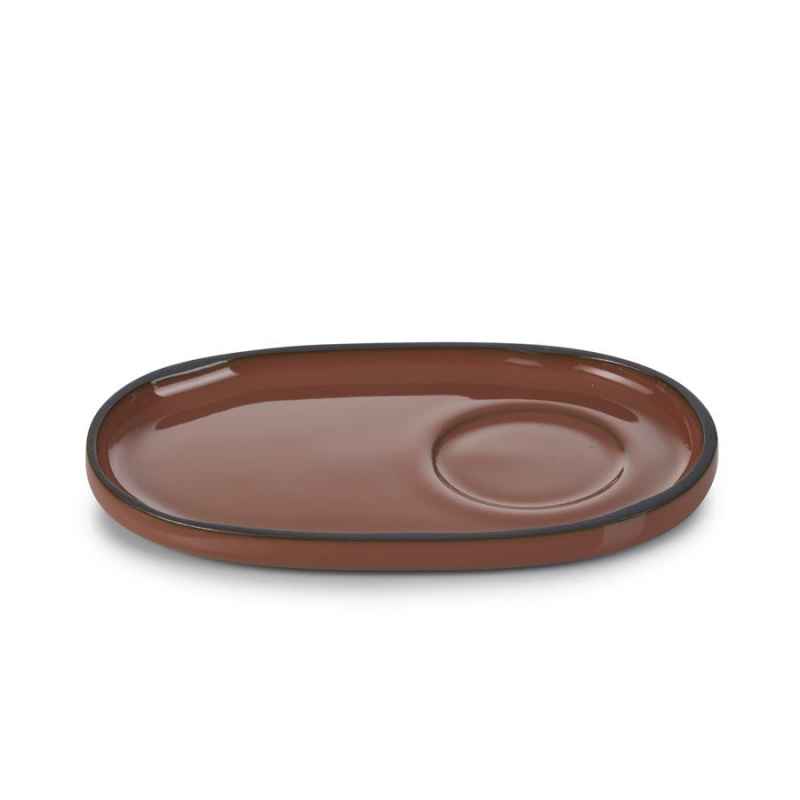 Preview: CARACTERE UNTERTASSE 13,5 x 8,3 x 1,2 cm Zimt