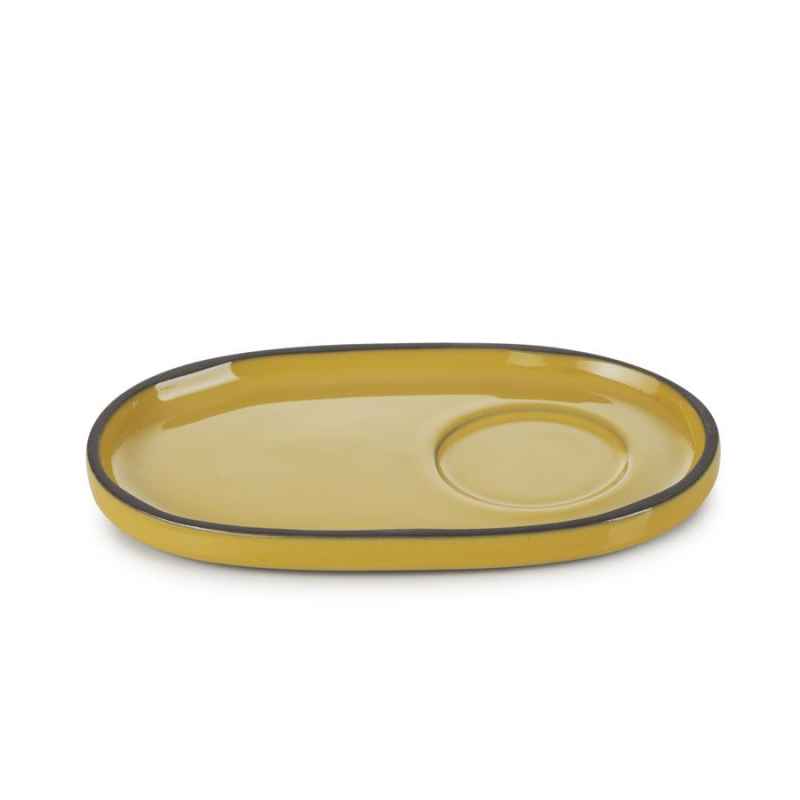 Preview: CARACTERE UNTERTASSE 13,5 x 8,3 x 1,2 cm Kurkuma