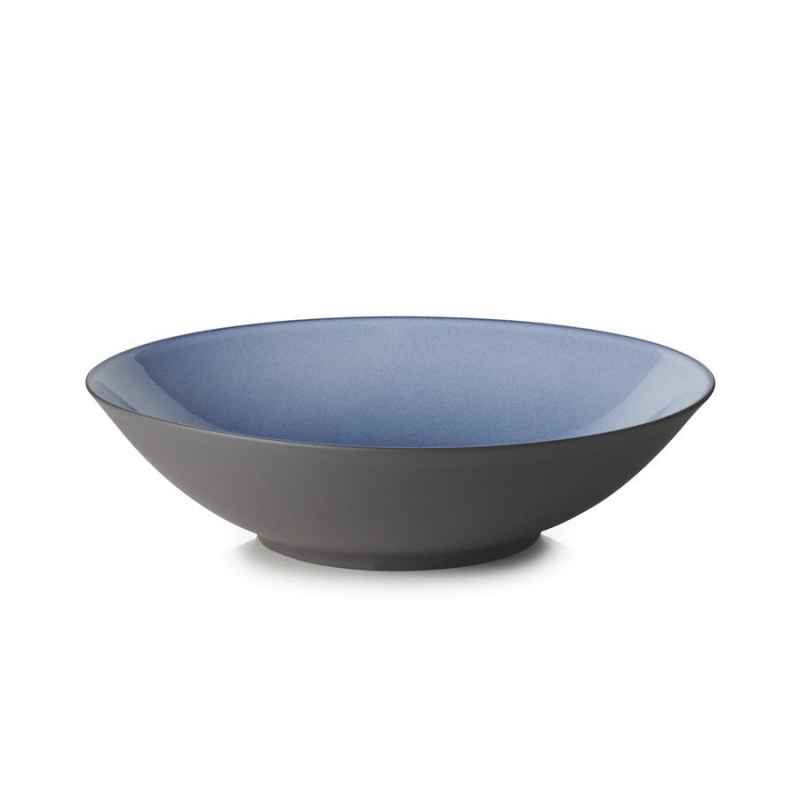 Preview: EQUINOXE BUFFETSCHALE, GROSS 33,5 cm Cirrusblau