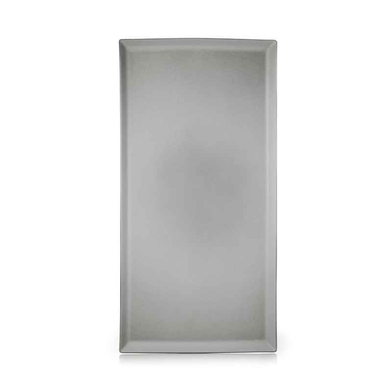 Preview: EQUINOXE RECHTECKIGE SERVIERPLATTE 55,5 cm Pfeffer