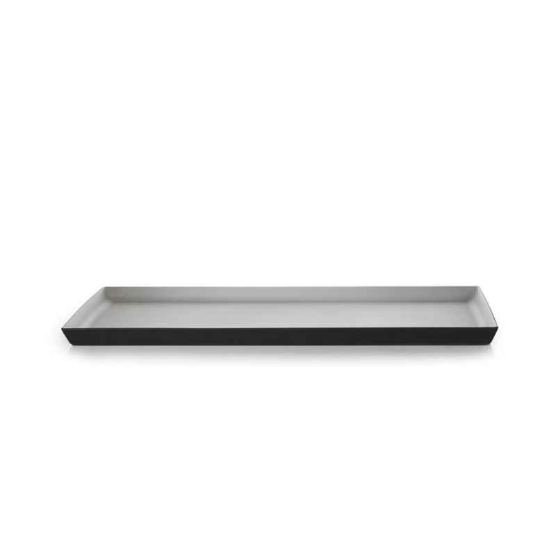 Preview: EQUINOXE RECHTECKIGE SERVIERPLATTE 55,5 cm Pfeffer