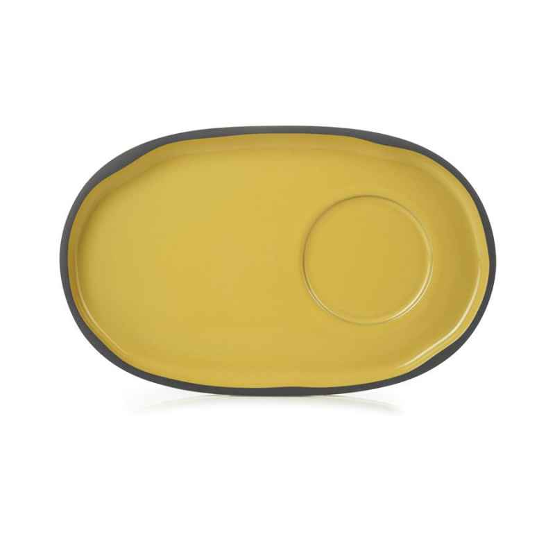 Preview: CARACTERE UNTERTASSE 18x11,1x1,5 cm Kurkuma