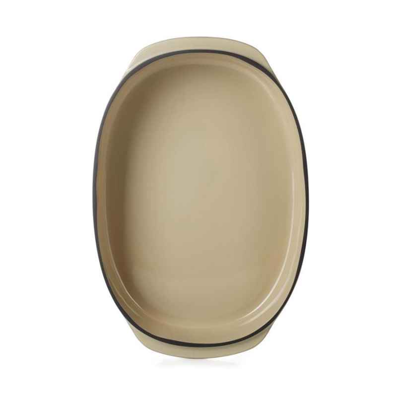 Preview: CARACTERE RECHTECKIGE Auflaufform 34 x 25 cm Muskatnuss REVOL