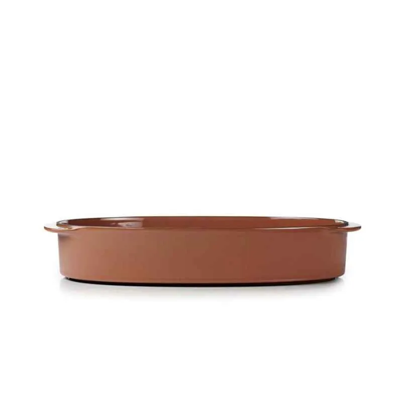 CARACTERE RECHTECKIGE Auflaufform 34 x 25 cm Zimt REVOL