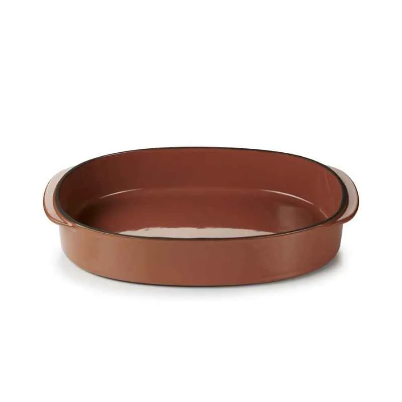 CARACTERE RECHTECKIGE Auflaufform 34 x 25 cm Zimt REVOL