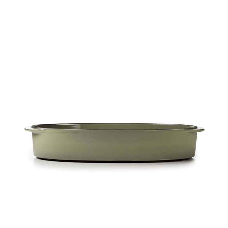 Preview: CARACTERE RECHTECKIGE Auflaufform 34 x 25 cm Kardamom REVOL