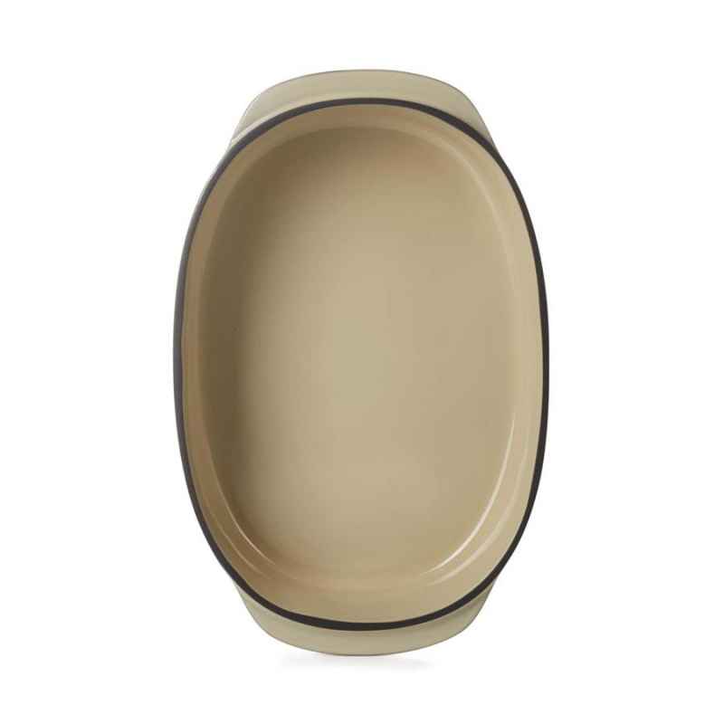 Preview: CARACTERE RECHTECKIGE Auflaufform 26 x 18,5 cm Muskatnuss REVOL