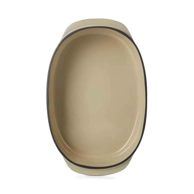 CARACTERE RECHTECKIGE Auflaufform 26 x 18,5 cm Muskatnuss REVOL