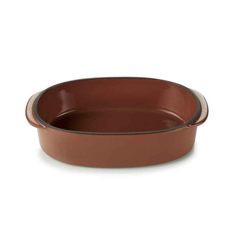 Preview: CARACTERE RECHTECKIGE Auflaufform 19 x 13 cm Zimt REVOL