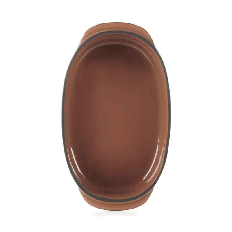 Preview: CARACTERE RECHTECKIGE Auflaufform 19 x 13 cm Zimt REVOL