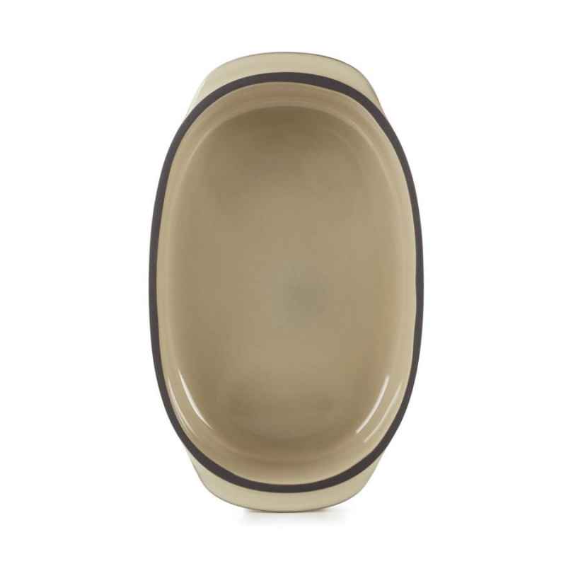 Preview: CARACTERE RECHTECKIGE Auflaufform 16 x 11 cm Muskatnuss REVOL