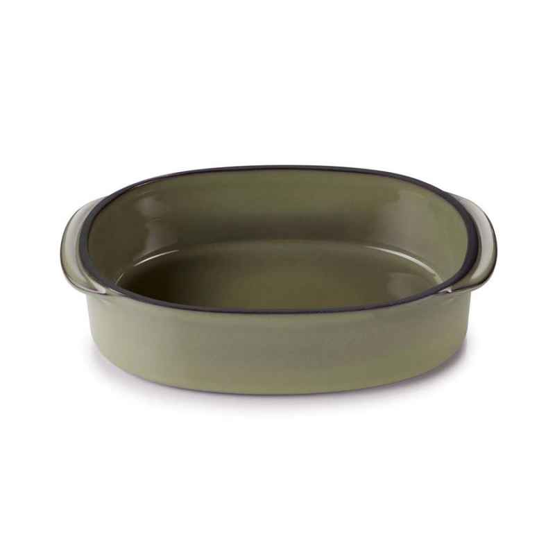 Preview: CARACTERE RECHTECKIGE Auflaufform 16 x 11 cm Kardamom REVOL