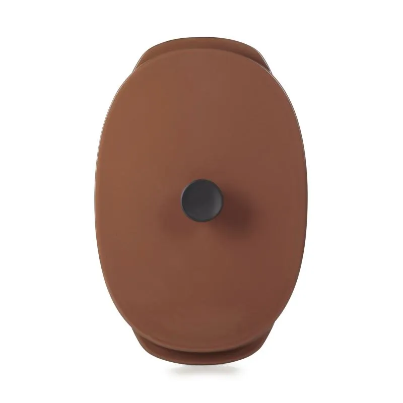 CARACTERE KASSEROLLE / AUFLAUFFORM MIT DECKEL 19 x 13 cm Zimt