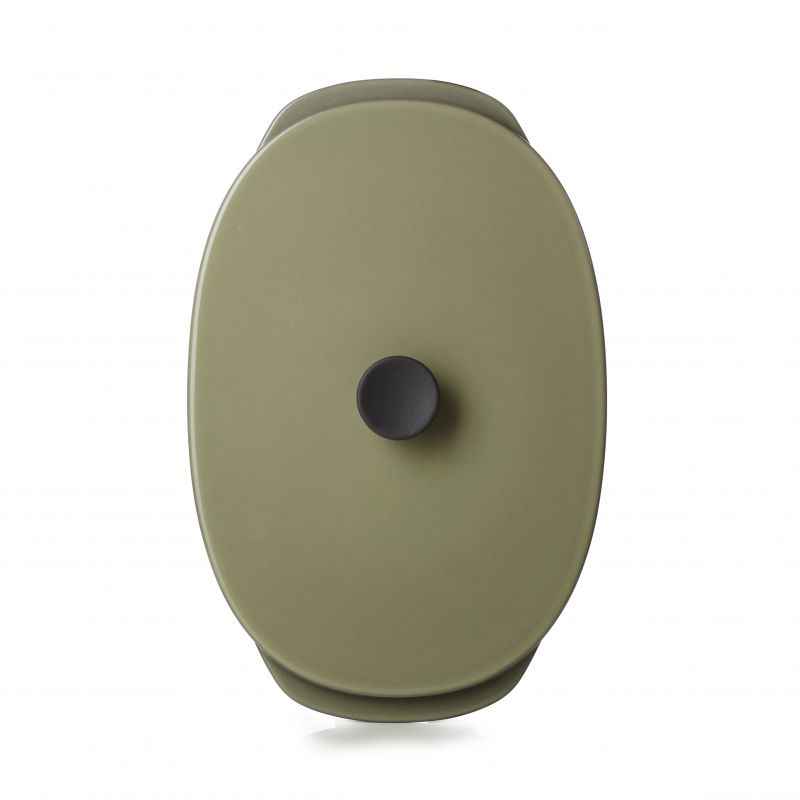 Preview: CARACTERE KASSEROLLE / AUFLAUFFORM MIT DECKEL 19 x 13 cm Kardamom REVOL