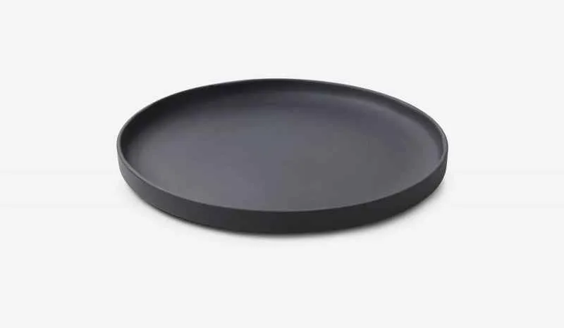 CARACTERE FLACHER TELLER 28 cm Matt schiefer styl