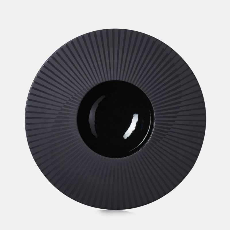 Preview: SPHERE KUGEL-TELLER Schwarz Ø 30,5 cm