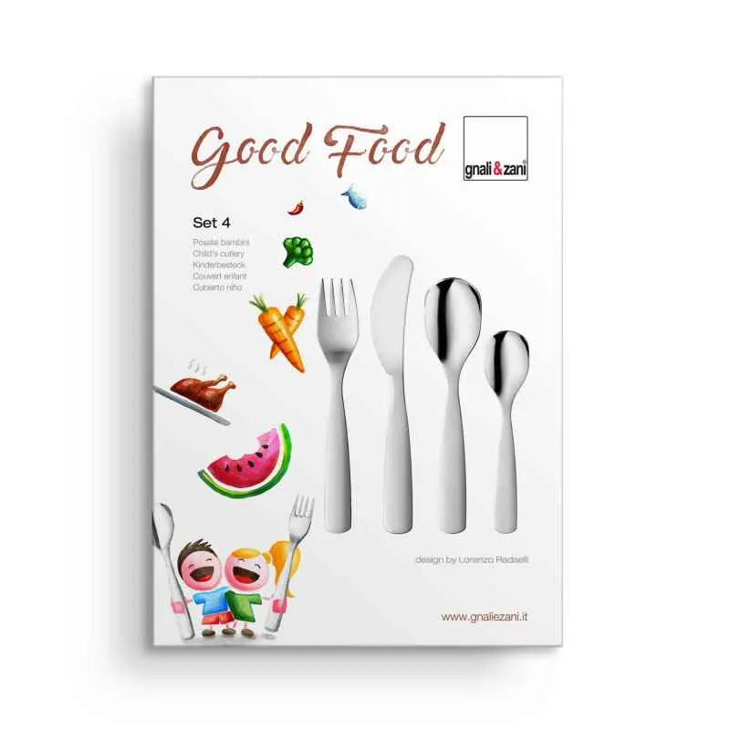 Kinderbesteck Set, 4-teilig edelstahl