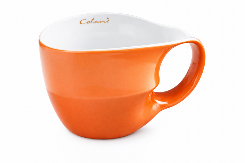 Preview: Luigi Colani Porzellan Jumbotasse orange ohne Untertasse