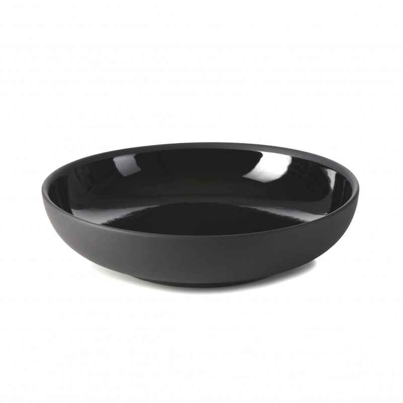 Preview: GOURMET TELLER SOLID schwarz 17,5 CM