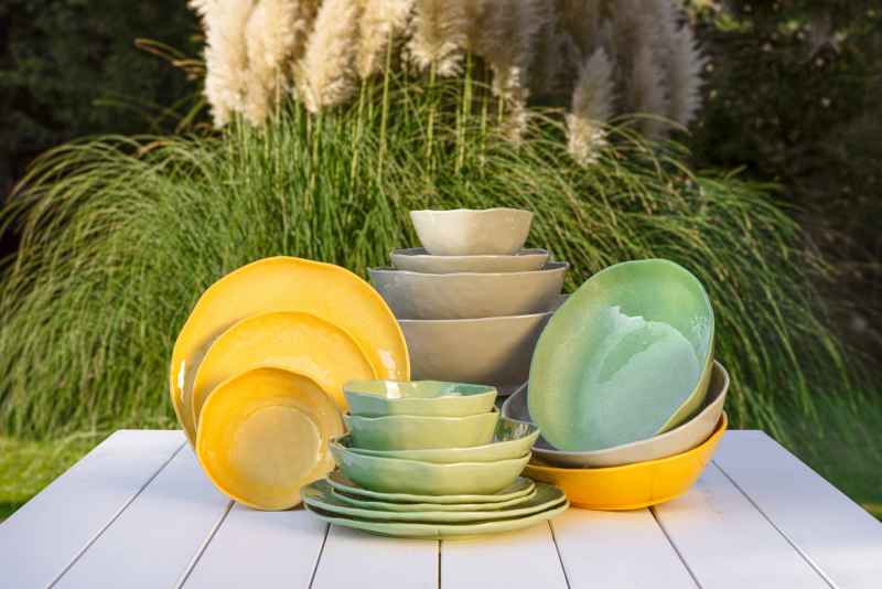 Preview: Servierschale oval 33 x 23,5 x 7 cm Atmosfera Taube