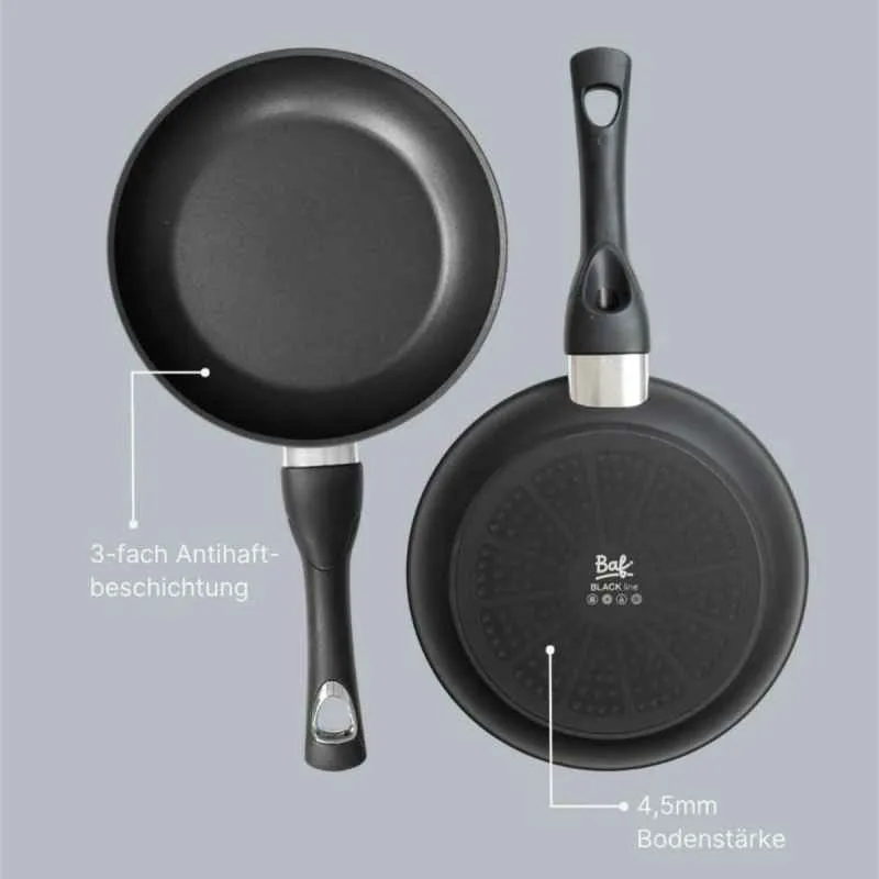 Bratpfanne 24 cm BAF BLACKline für alle Herdarten
