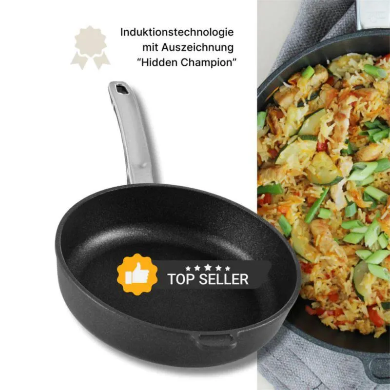 Schmorpfanne 24 cm BAF GIGANT Newline für alle Herdarten