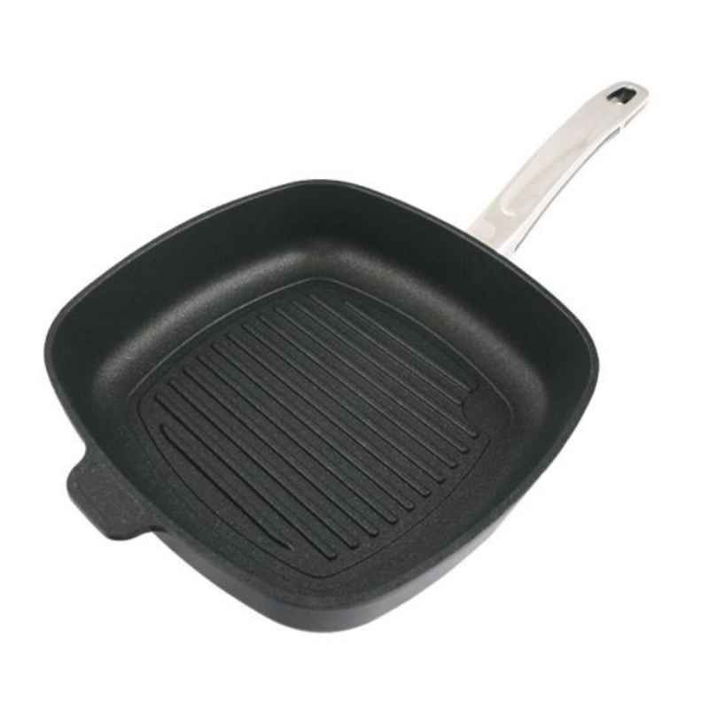 Preview: Viereckgrillpfanne 28x28 cm BAF GIGANT Newline für alle Herdarten