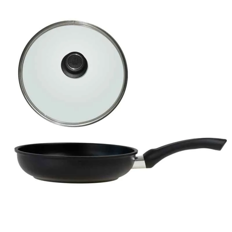 Bratpfanne 20 cm mit Deckel BAF BASICline für Elektro, Gas, Ceran