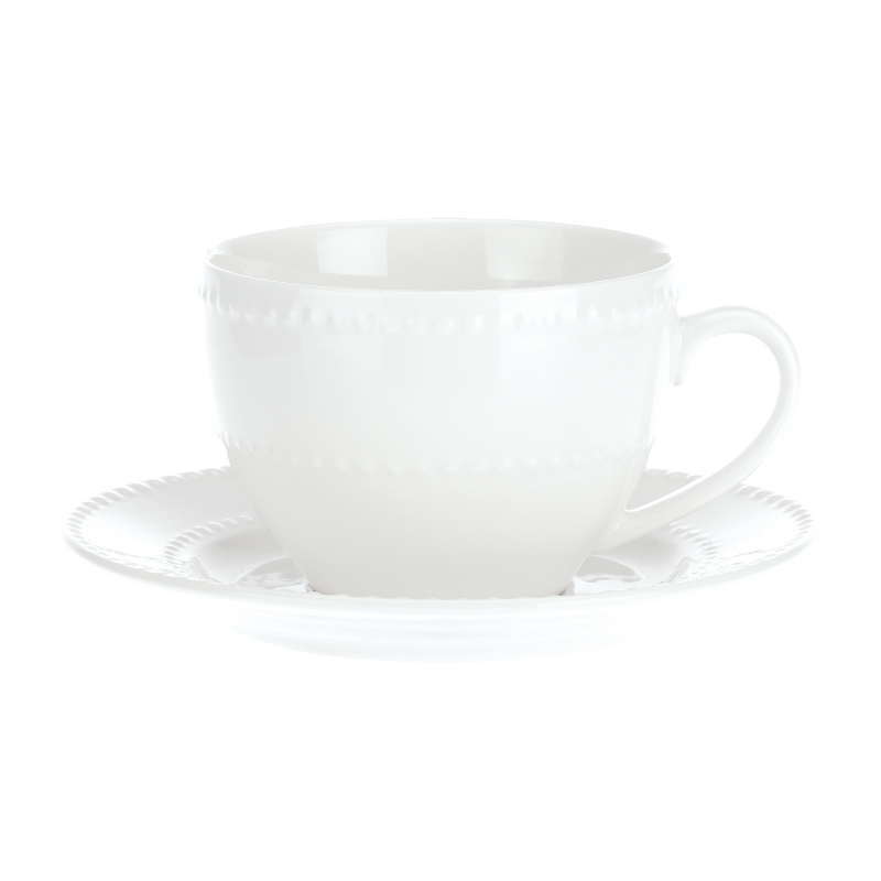 Preview: Kaffeetassen Set 6 Stück mit Untertasse Collina