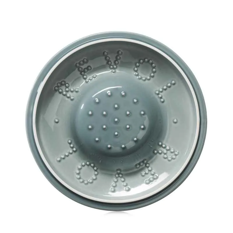 RUNDE INDUKTIONSKASSEROLLE 22 CM MIT PORZELLANDECKEL Wolkengrau