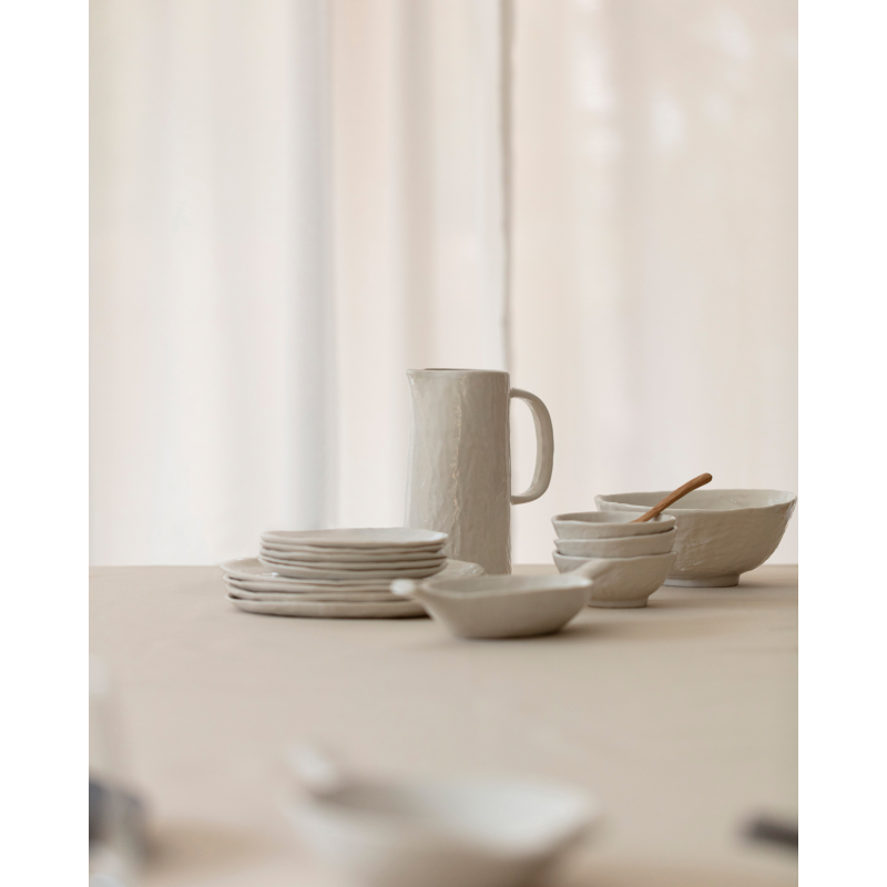 Preview: YLI WASSERKRUG/ PITCHER/ VASE 1,2 L Alabaster Weiss