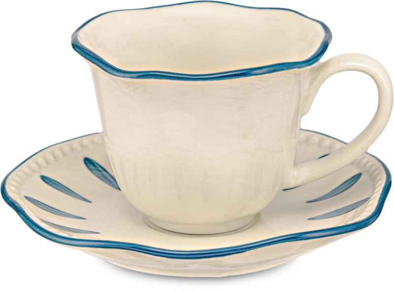 Preview: Espressotasse mit Untertasse Domitilla Nachtblau