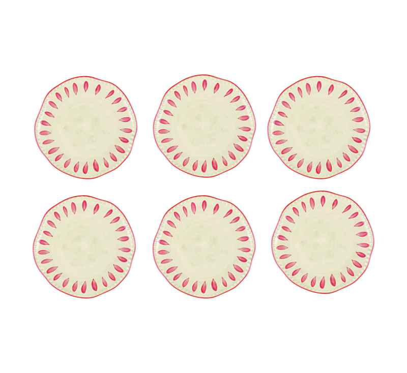 Preview: Dessertteller Domitilla Magenta