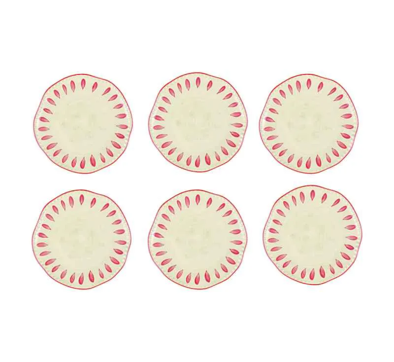 Dessertteller Domitilla Magenta