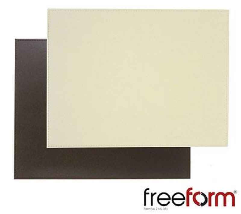 Preview: Platzset 40 x 30cm schokobraun / creme