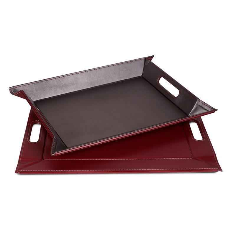 Preview: Wendetablett Anthrazit / Burgund - 55 x 41cm
