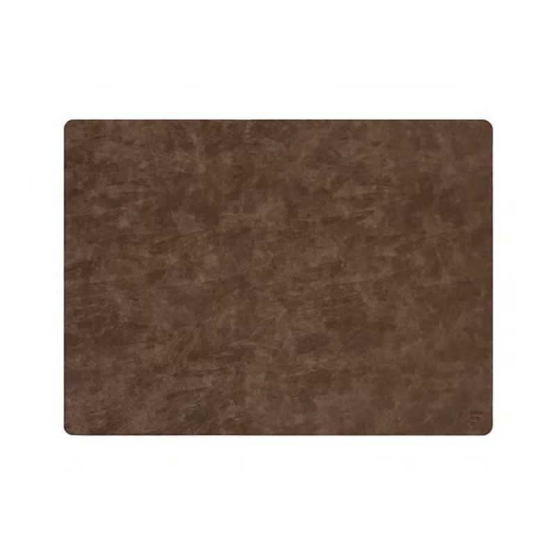 Preview: Freeform Fleximats Platzset rechteckig Hellbraun/Dunkelbraun 2er-Set 46 x 33 cm