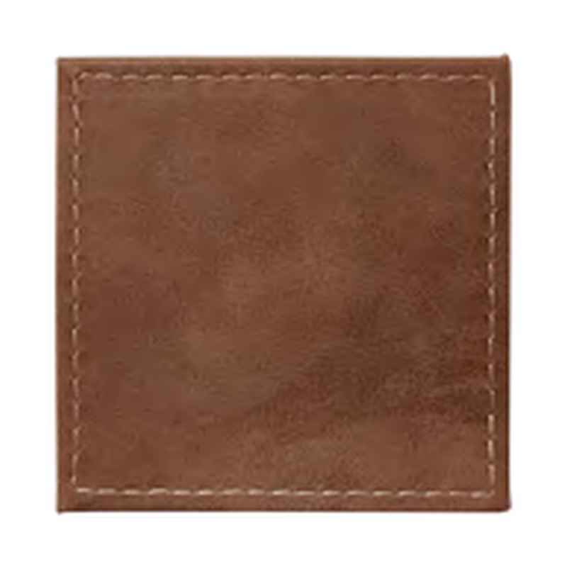 Freeform Untersetzer Hellbraun/Dunkelbraun 4er-Set 10 x 10 cm