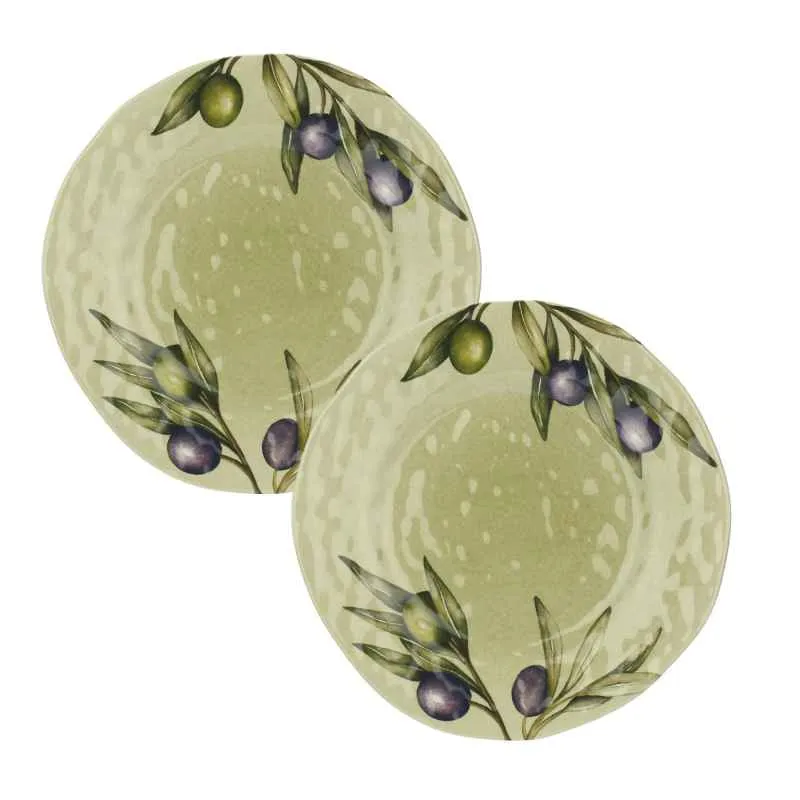 Frühstücksteller / Dessertteller Ø 21 cm Olive Set mit 2 Stück