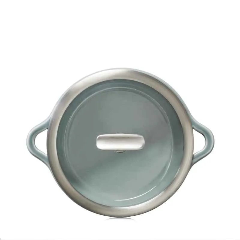RUNDE INDUKTIONSKASSEROLLE 19 CM MIT GLASDECKEL Wolkengrau + Glas